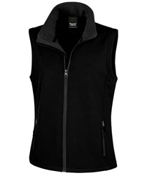 Ladies' Printable Softshell Bodywarmer with Recycled Fleece Inner