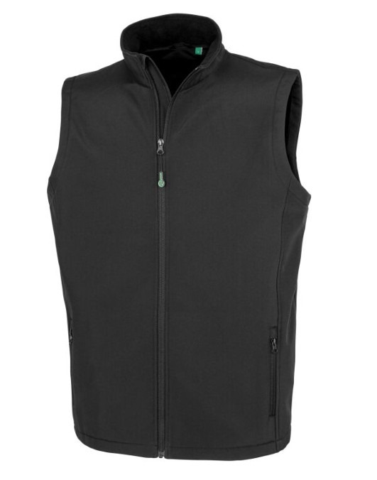 Men&#39;s Recycled 2-Layer Printable Softshell Bodywarmer